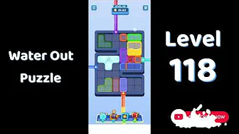 Water Out Puzzle Level 118: Water Out Puzzle Level 118