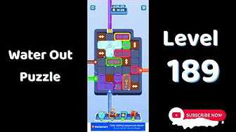 Water Out Puzzle Level 189: Water Out Puzzle Level 189