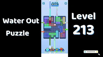 Water Out Puzzle Level 213: Water Out Puzzle Level 213