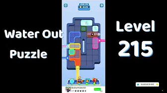 Water Out Puzzle Level 215: Water Out Puzzle Level 215
