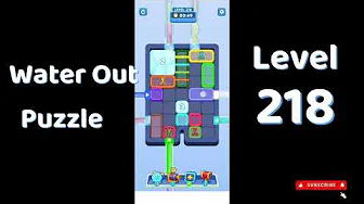 Water Out Puzzle Level 218: Water Out Puzzle Level 218