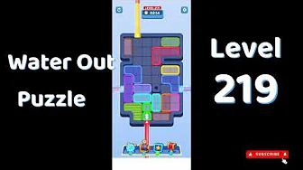Water Out Puzzle Level 219: Water Out Puzzle Level 219