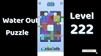 Water Out Puzzle Level 221: Water Out Puzzle Level 221