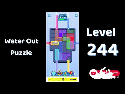 Water Out Puzzle Level 244: Water Out Puzzle Level 244