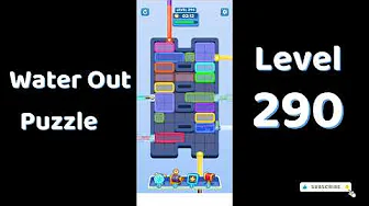 Water Out Puzzle Level 290: Water Out Puzzle Level 290